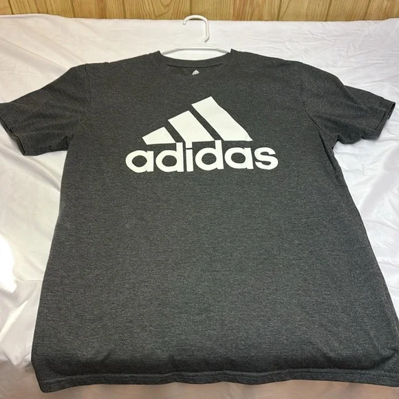 Adidas Gray and White Short Sleeve Tee - Picture 4 of 6